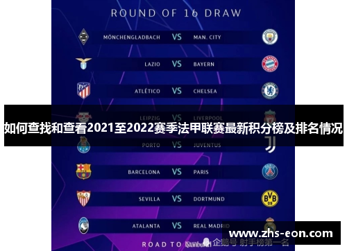 如何查找和查看2021至2022赛季法甲联赛最新积分榜及排名情况 如何查找和查看2021至2022赛季法甲联赛最新积分榜及排名情况